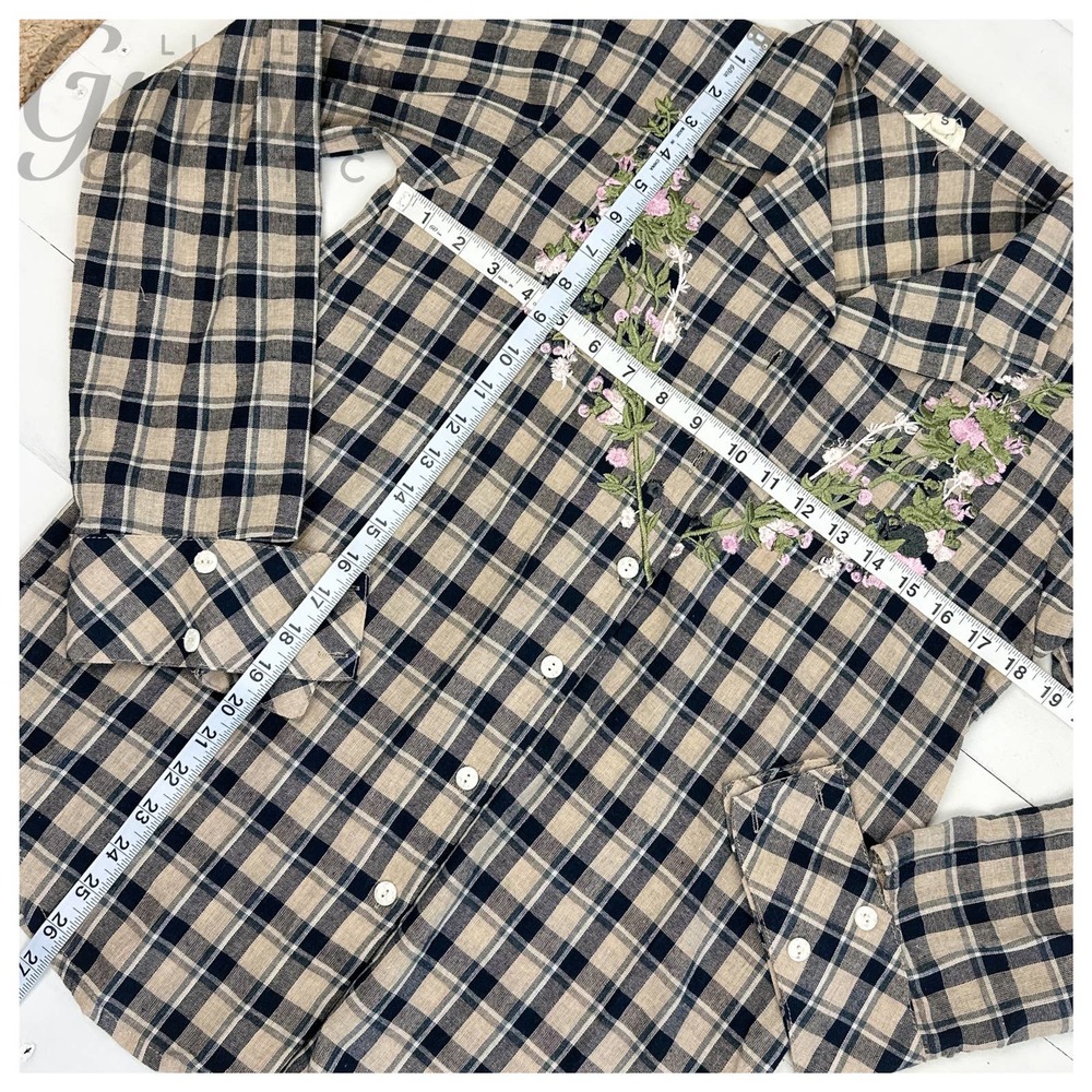 POL DISCOUNTED Girl Grunge Plaid Top - Picture 11 of 14